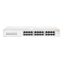 HPE Aruba Instant On 1430 24G Switch - Commutateur - non géré - 24 x 10 - 100 - 1000 - de bureau, Montable s... (R8R49A)_1